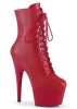 Pleaser piros fűzős csizma, Adore 38-as