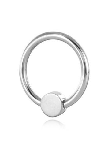 Fém makkgyűrű nyomó ponttal Belső átmérő:30mm(ahol nincs golyó)