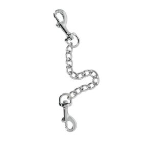 Dupla karabiner lánccal. 15cm hosszú lánc