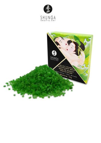 Shunga Lotus Flower -fürdőkristály holt tengeri ásványokkal. 75g