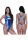 Charlotte fényes vizes hatású body -kék