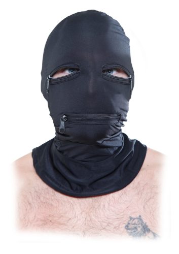 Zipper Face Hood.