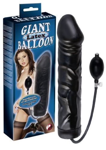 Gigantikus latexballon - fekete.