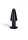 Intruder Black Glass Butt Plug.