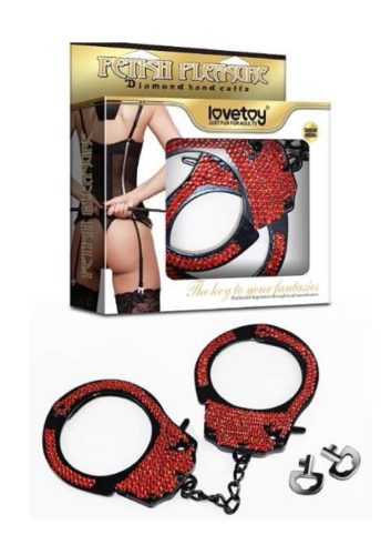Diamond hand cuffs.