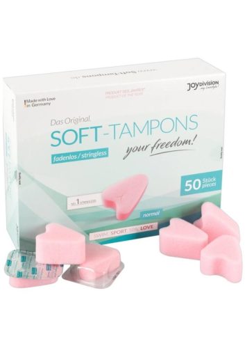Soft-Tampons normal-szív. 50db