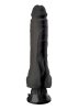 REAL FEEL DELUXE 7 BLACK vibrator-23cm.