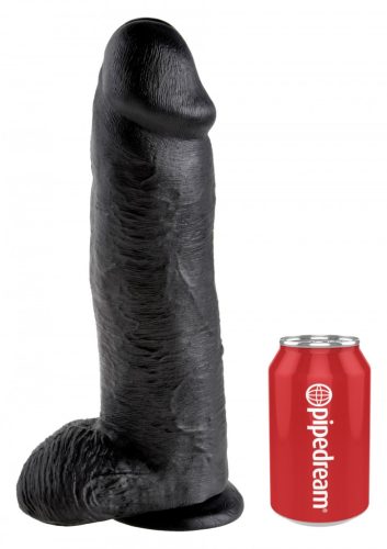 King Cock With Balls 30.5cm-black.