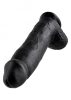 King Cock With Balls 30.5cm-black.