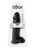 King Cock With Balls 30.5cm-black.