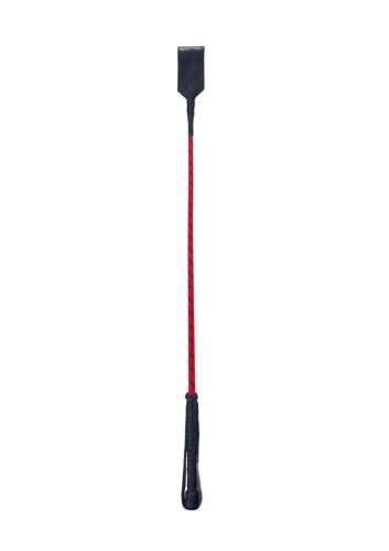 Bőr pálca-piros-fekete-66cm.
