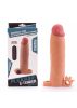 Szuper vibro-Reális Pénisz hosszabbító+7,5cm.