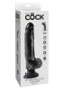 King Cock Vibrating Cock with Balls-22cm.