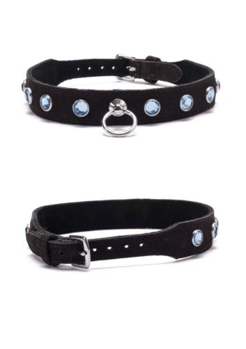 Crystal collar - Light Blue.