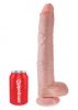 King Cock With Balls 35.5cm-test színű.