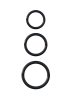 C-RINGZ SILICONE 3-RING STAMINA SET.