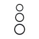 C-RINGZ SILICONE 3-RING STAMINA SET.