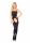 8195 OPAQUE SUSPENDER BODYSTOCKING.