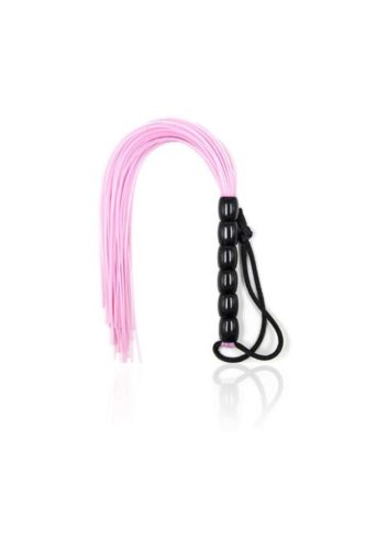 Kis pink gumi korbács.