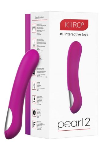 Kiiroo Pearl 2 - akkus interaktív, vízálló szilikon vibrátor.