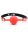 Silicone Ball Gag Lakat nélkül-Piros