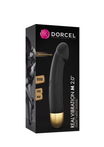 DORCEL-REAL VIBRATION M fekete,akkus-7func.
