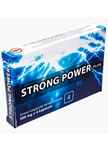 Strong Power - étrendkiegészítő kapszula férfiaknak 4db.