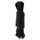 Bondage kötél -fekete. 5 méter,átmérő:8mm