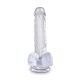 King Cock Clear herés dildó-16cm.