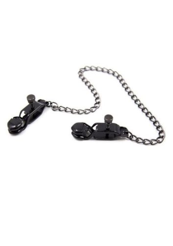 Hard nipple clamps.