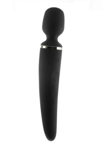 Satisfyer Wand-er Woman -akkus fekete masszírozó-15func. Tester-új,bontatlan nylonban