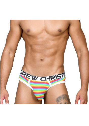 Pride Rainbow Stripe Locker Room Jock. Méret:XL