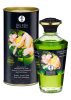 Shunga - melegítő hatású masszázsolaj,zöld tea-100ml.