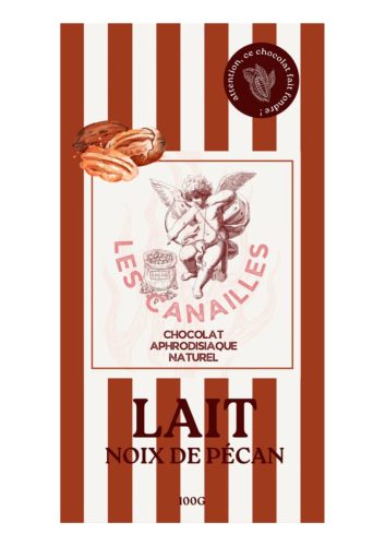 Aphrodisiac pekándiós tejcsokoládé 100g