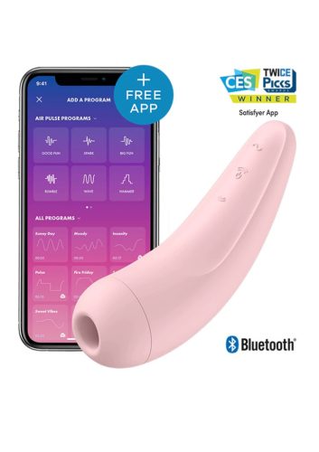 Satisfyer Curvy 2+,okos szívóhullámos vibri. Tester-új,bontatlan nylonban