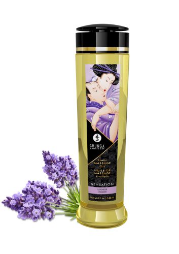 EROTIC MASSAGE OIL -LAVENDER,240ml.