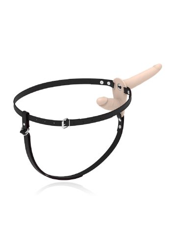 DOUBLE STRAP VIBRATOR,accu,silicone.