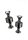 Power magnetic nipple clamps-2pár. Matt fekete