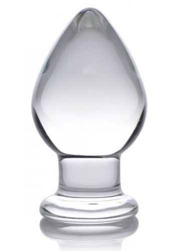 Molten Wide Glass Butt Plug.