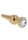 Gold anal plug kővel.