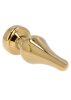 Gold anal plug kővel.