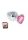 Fém anál plug csillogó szívvel pink-nagy. Pink