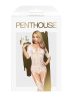 Penthouse Sugar Drop - mintás, necc body szett, 3/4-es ujjakkal,fehér. Méret:XL