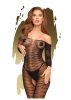 Penthouse Dreamy Diva - cikk-cakkos, carmen overall ,fekete. Méret:XL