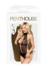 Penthouse Perfect Lover - csipkés, nyakpántos body,fekete. Méret:S/M
