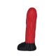 Fantasy red-black dildo.