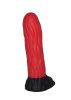 Fantasy red-black dildo.
