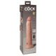 King Cock Elite vibrator,távirányítós,akkus -23cm.