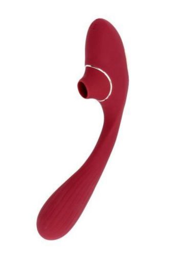 Red Shape 2in1 csiklószívogató és vibrátor,akkus.