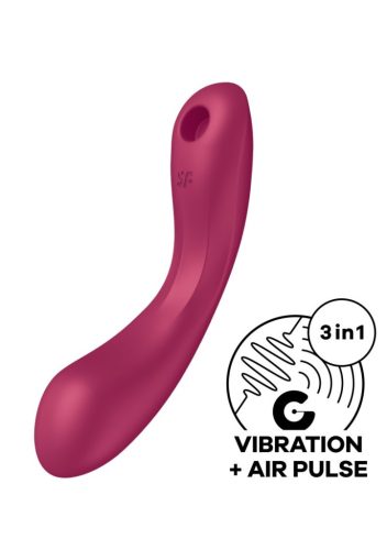 Satisfyer Curvy Trinity 1 - akkus hüvelyi és csikló vibrátor.